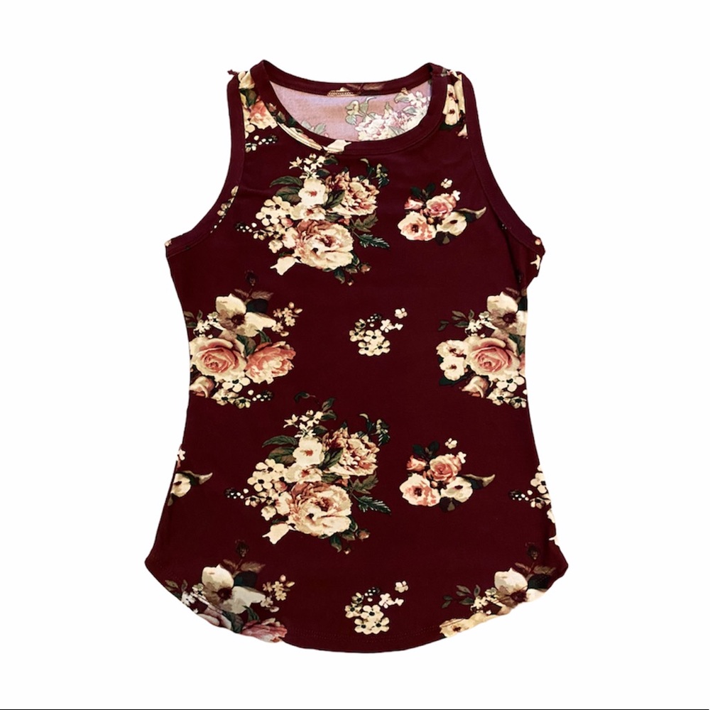 Floral tank top